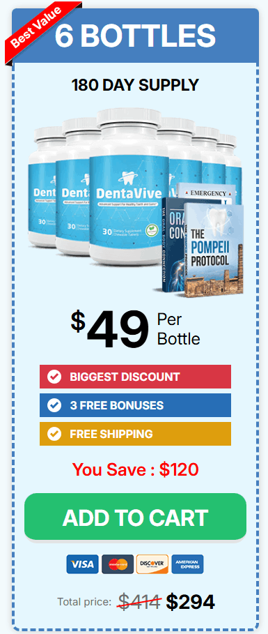 Order DentaVive 6 Bottles